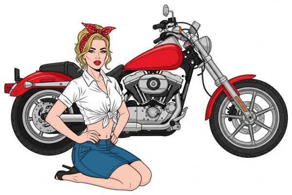 Betty a motorka