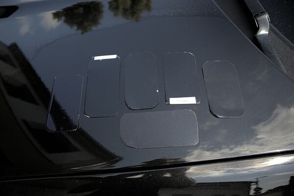 Ukázka černé barvy LC9Z.