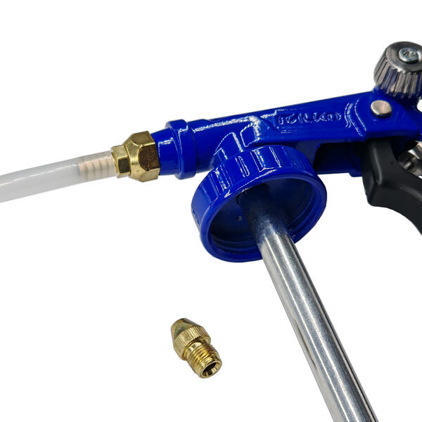 Hadička nasazená na pistoli