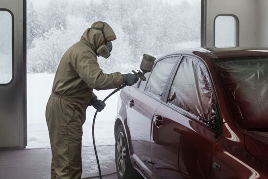 Cele mai frecvente greșeli la repararea vopselei în timpul iernii