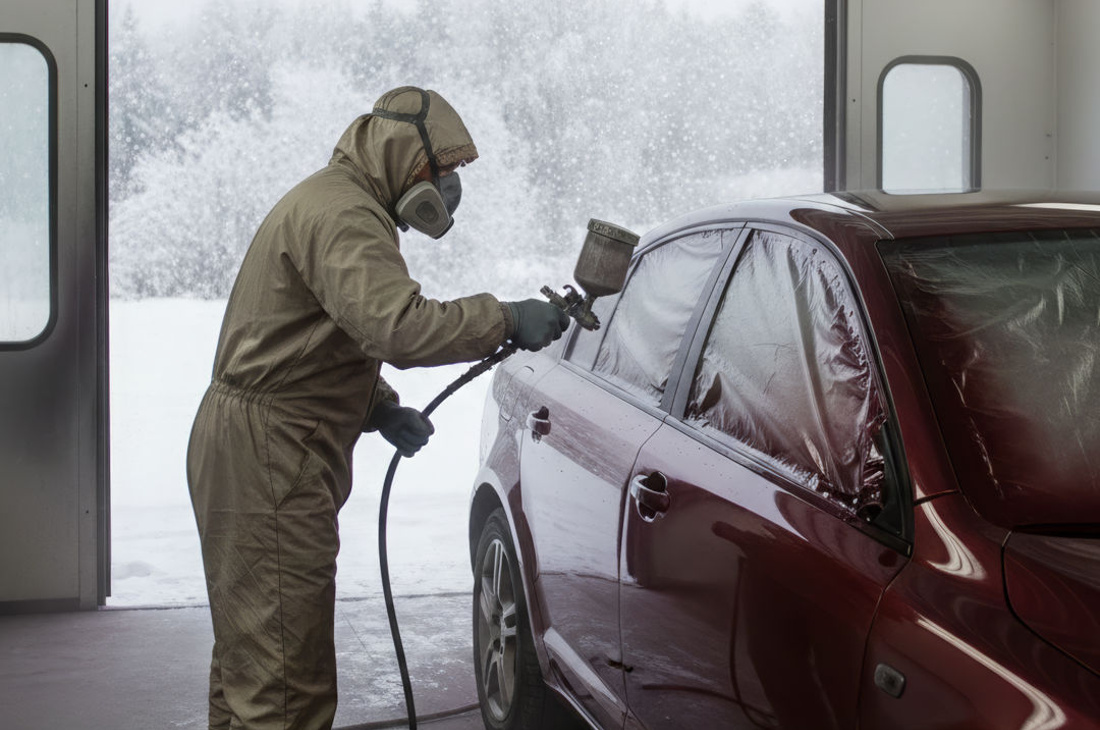 Cele mai frecvente greșeli la repararea vopselei în timpul iernii