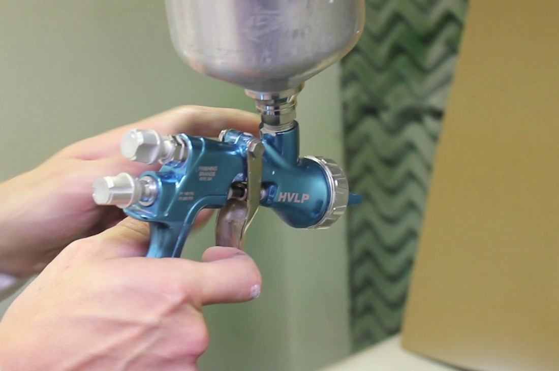 Nastavení, kontrola a použití stříkacích pistolí