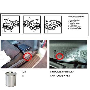 Autolak do pistole Chrysler PLB COPPERHEAD ORANGE