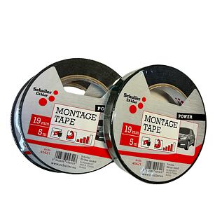 Schuller Černá oboustranná lepící páska 19mm x 5m