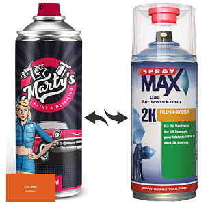 Barva ve spreji RAL 2000