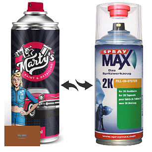 Barva ve spreji RAL 8001