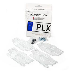 Neviditelný držák registrační značky PlexiClick