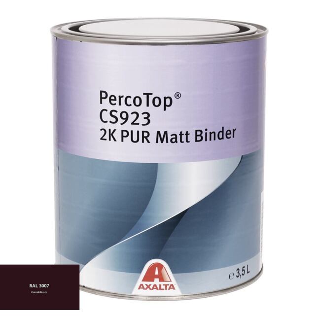 Matná polyuretanová 2K barva Axalta PercoTop MATT RAL 3007