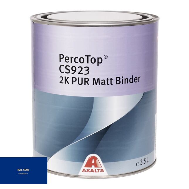 Matná polyuretanová 2K barva Axalta PercoTop MATT RAL 5005