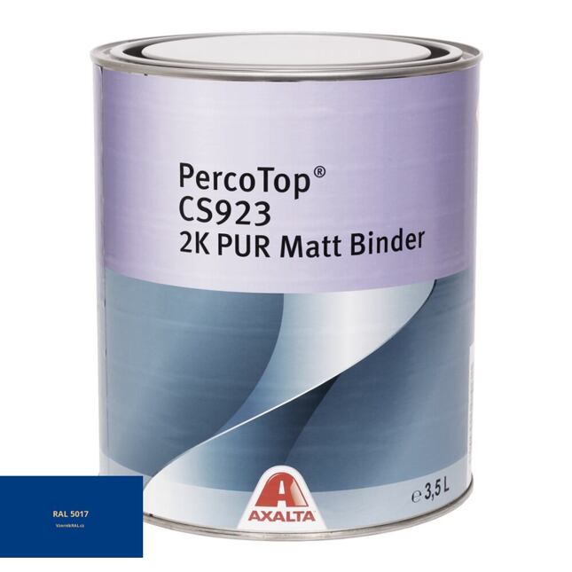 Matná polyuretanová 2K barva Axalta PercoTop MATT RAL 5017