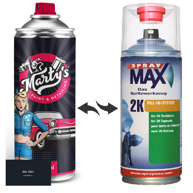 Barva ve spreji RAL 7021
