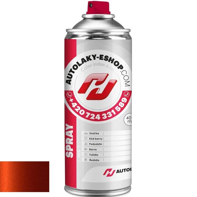 Barva na auto ve spreji Ford 3YQEWHA ARTISAN RED