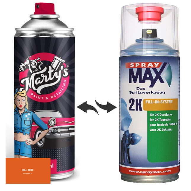 Barva ve spreji RAL 2000