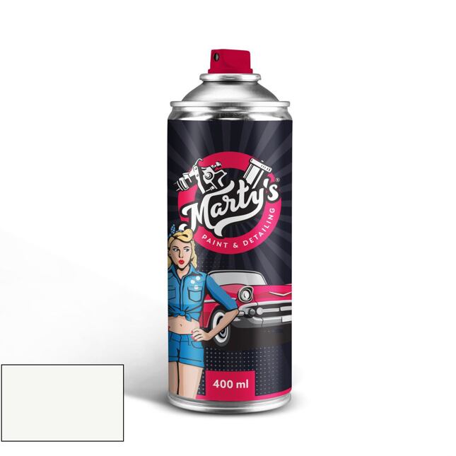 Barva ve spreji Aixam A405 Blanc Nuage