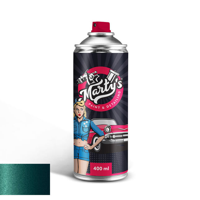 Vopsea auto spray Toyota 6N5 VERDE NEGRU