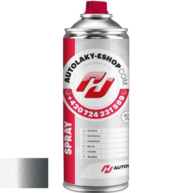 Autolak ve spreji Toyota D10 CHROMIUM