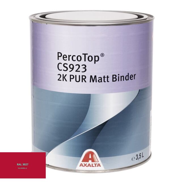 Matná polyuretanová 2K barva Axalta PercoTop MATT RAL 3027