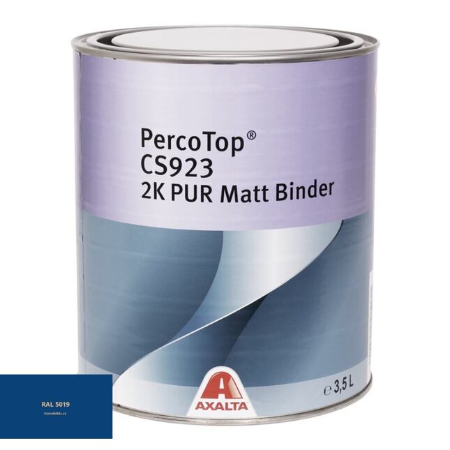 Matná polyuretanová 2K barva Axalta PercoTop MATT RAL 5019