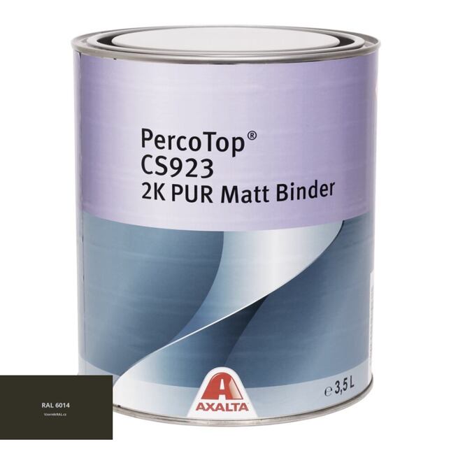 Matná polyuretanová 2K barva Axalta PercoTop MATT RAL 6014