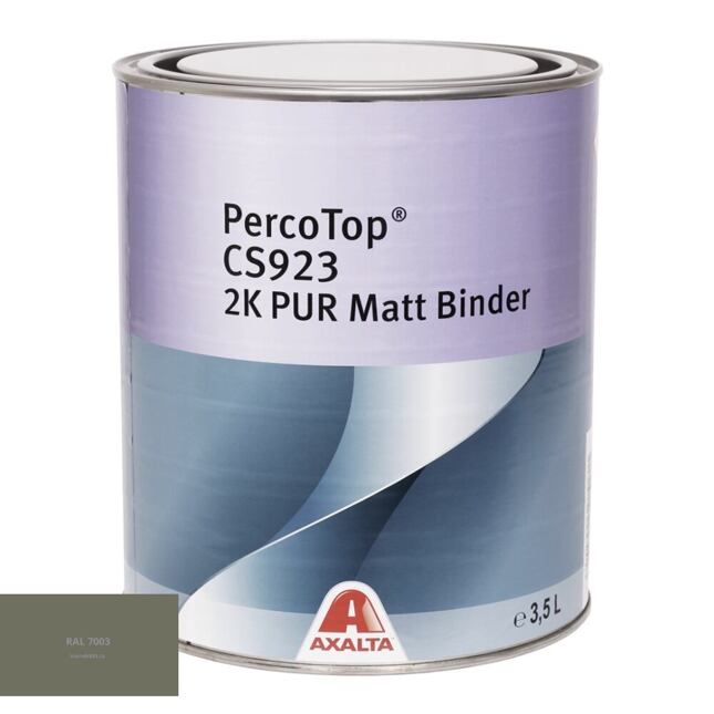 Matná polyuretanová 2K barva Axalta PercoTop MATT RAL 7003