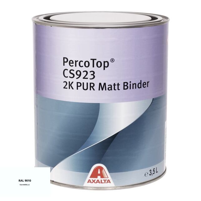 Matná polyuretanová 2K barva Axalta PercoTop MATT RAL 9010