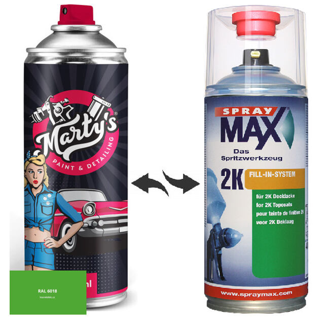 Barva ve spreji RAL 6018
