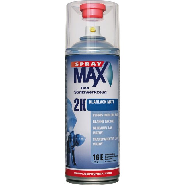 SPRAY MAX 2K Bezbarvý lak ve spreji Matný 400ml