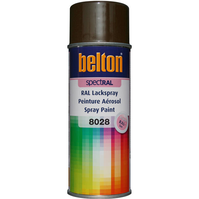 Belton Barva ve spreji RAL 8028 400ml ZEMNÍ HNĚDÁ