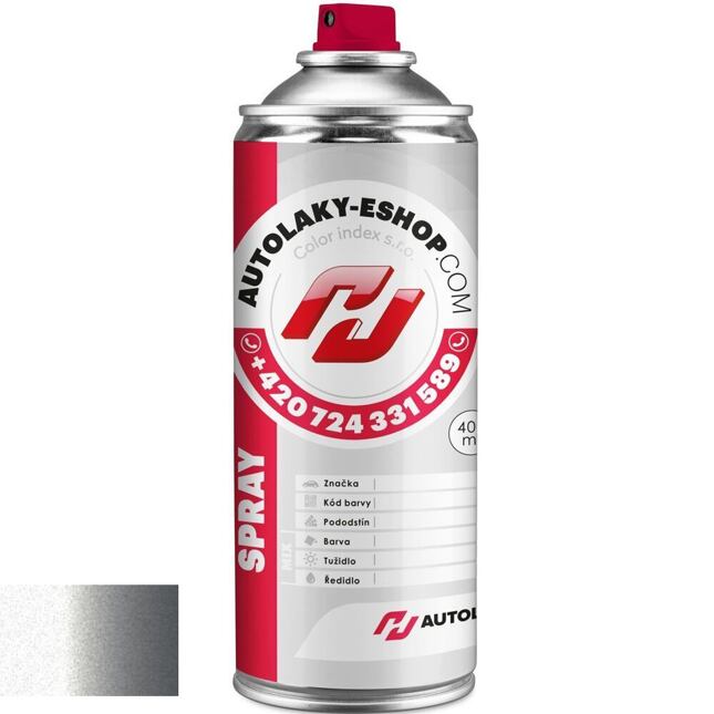 Autolak ve spreji Volkswagen VW LD7A LEUCHTSILBER