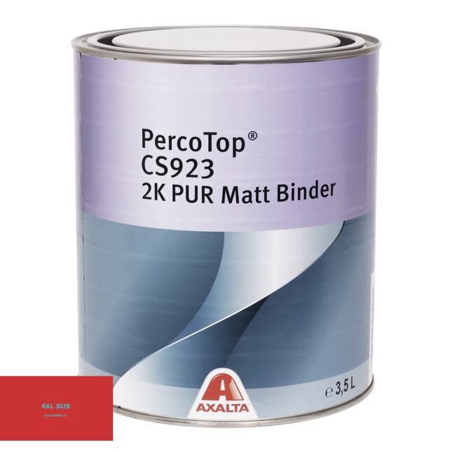 Matná polyuretanová 2K barva Axalta PercoTop MATT RAL 3028