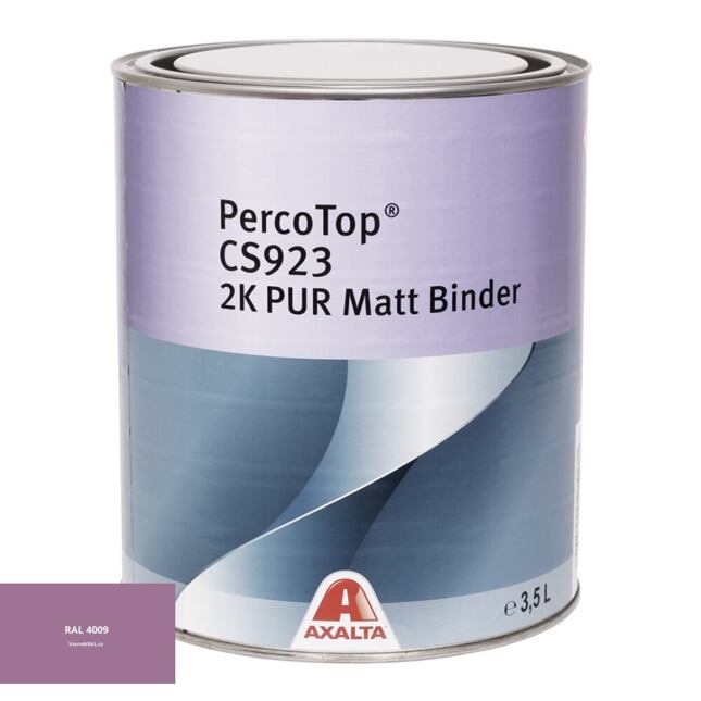 Matná polyuretanová 2K barva Axalta PercoTop MATT RAL 4009