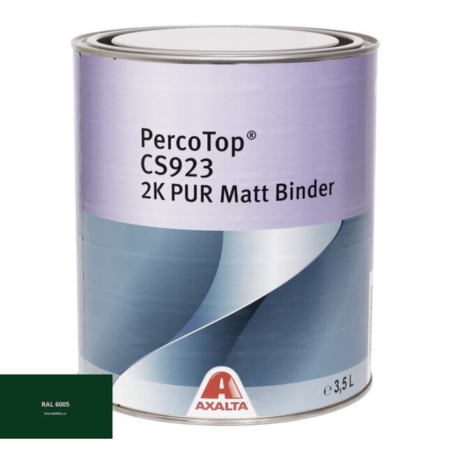 Matná polyuretanová 2K barva Axalta PercoTop MATT RAL 6005