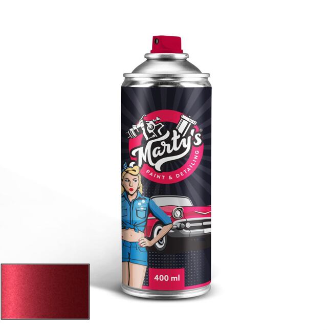 Barva ve spreji Porsche 8A4 Orientrot