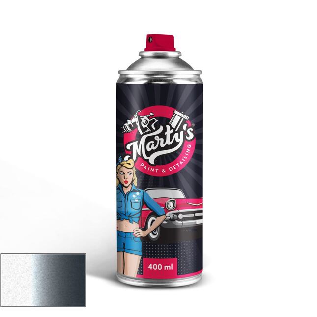 Barva ve spreji Porsche L3R7 Liquid Metal Chromblau