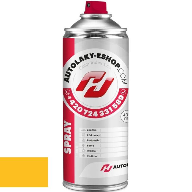 Barva na auto ve spreji Honda Y82A NEW SUNLIGHT YELLOW