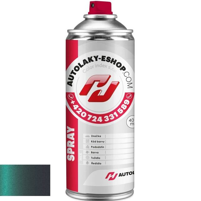 Autolak ve spreji Hyundai M9U DIGITAL TEAL GREEN PEARL