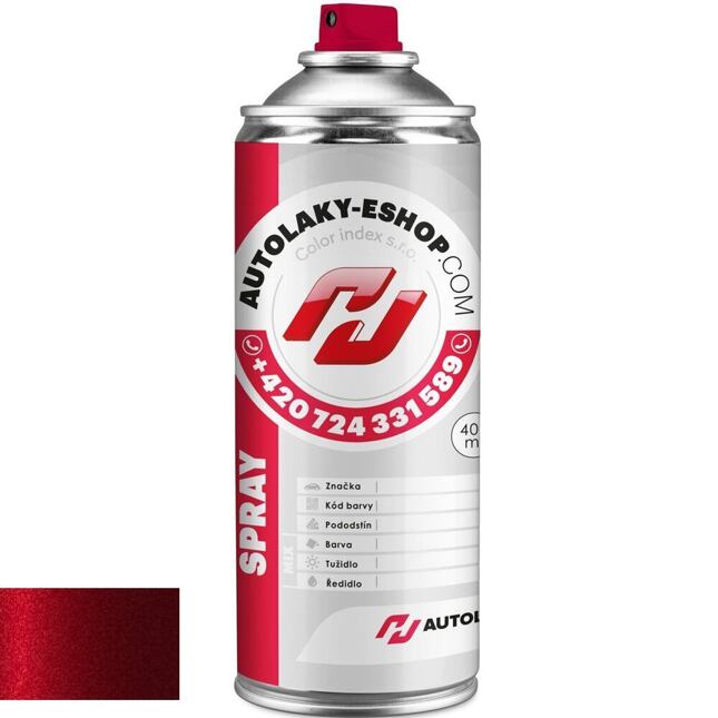 Autolak ve spreji Suzuki 3T3 SENSUAL RED MICA