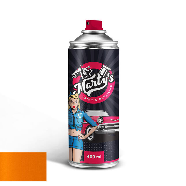 Autolak ve spreji Tesla 3OG00 VERY ORANGE MET