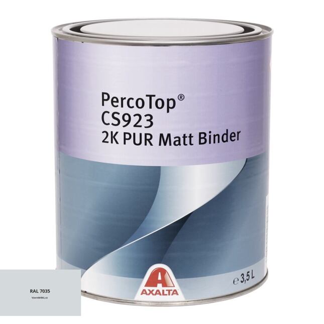 Matná polyuretanová 2K barva Axalta PercoTop MATT RAL 7035
