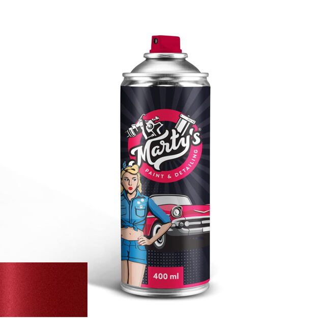 Barva na auto ve spreji Audi LS3M ROMANCE RED MET