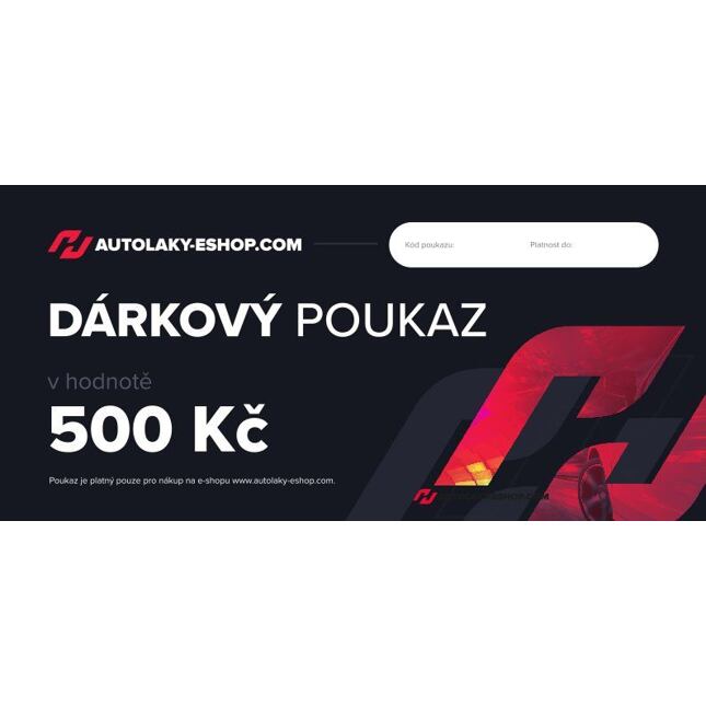 Dárkový poukaz 500 Kč