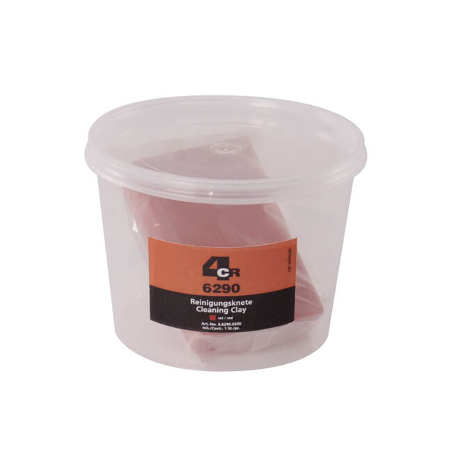 4CR Čistící plastelína červená 200g