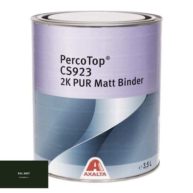 Matná polyuretanová 2K barva Axalta PercoTop MATT RAL 6007