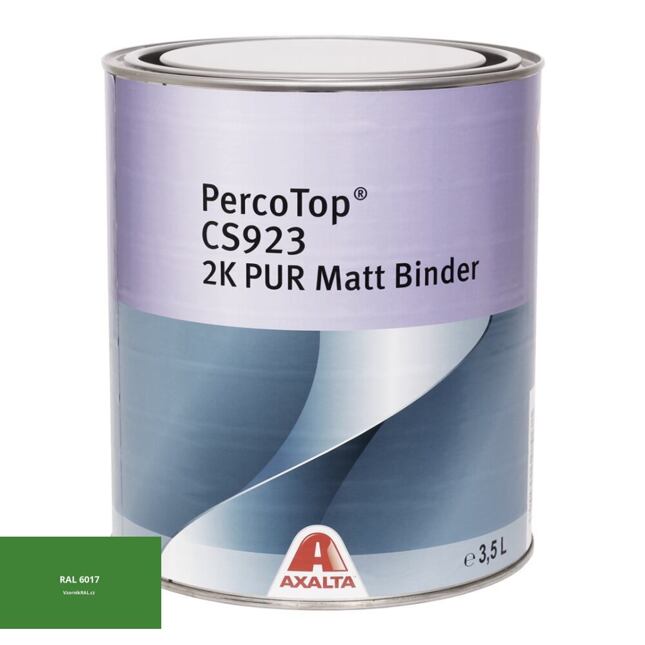 Matná polyuretanová 2K barva Axalta PercoTop MATT RAL 6017