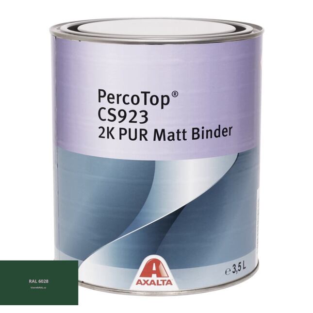 Matná polyuretanová 2K barva Axalta PercoTop MATT RAL 6028