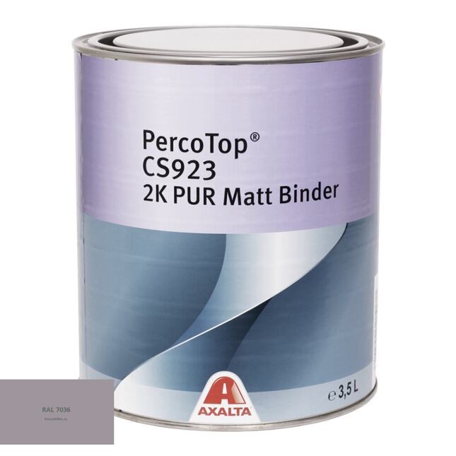 Matná polyuretanová 2K barva Axalta PercoTop MATT RAL 7036