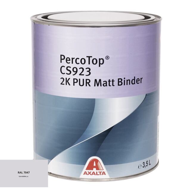Matná polyuretanová 2K barva Axalta PercoTop MATT RAL 7047