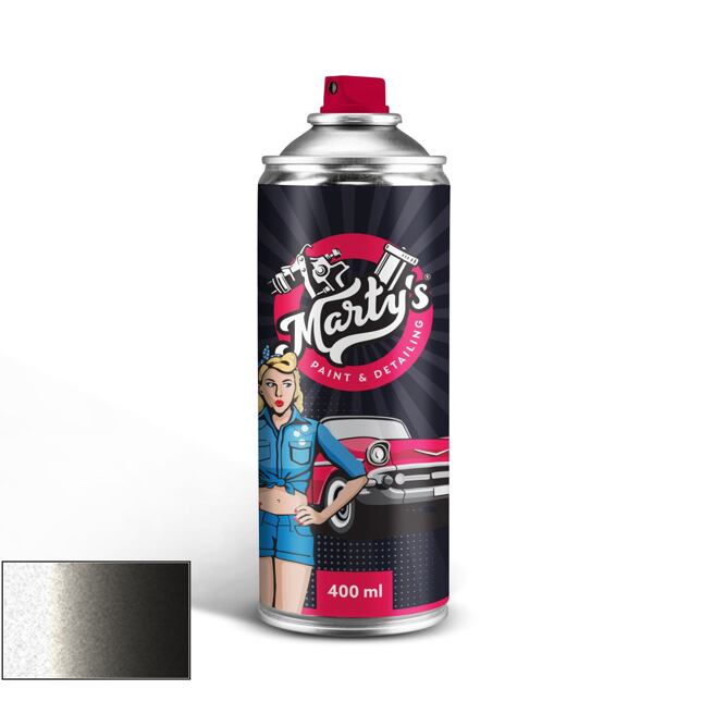 Barva ve spreji Porsche L9S8 Liquid Metal Silber