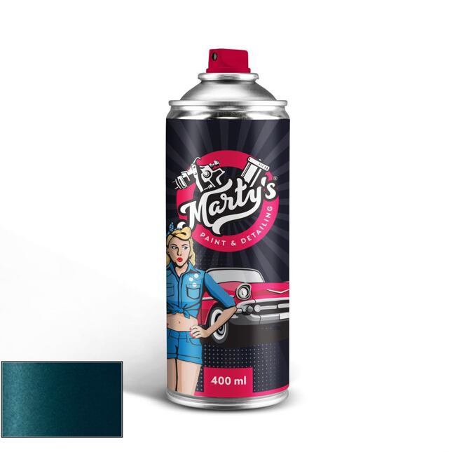 Barva ve spreji Aixam A509 Bleu Colvert