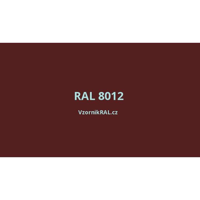 Akrylátová 1K barva Axalta RAL 8012 5°lesku